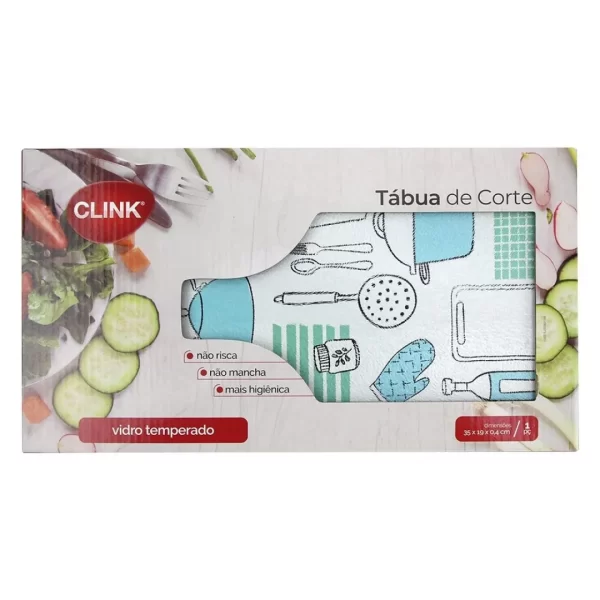 Tábua De Corte Em Vidro Temperado - Clink - Imagem 4