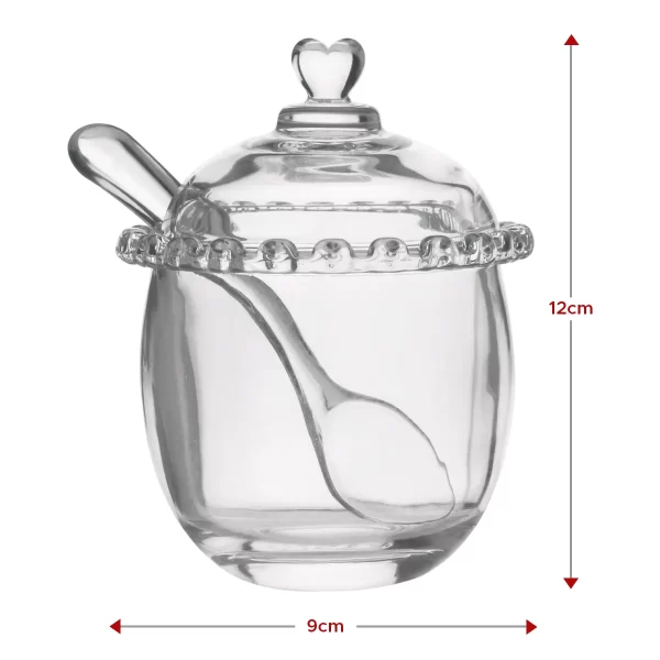 Açucareiro Coração de Cristal-Lyor - Image 3